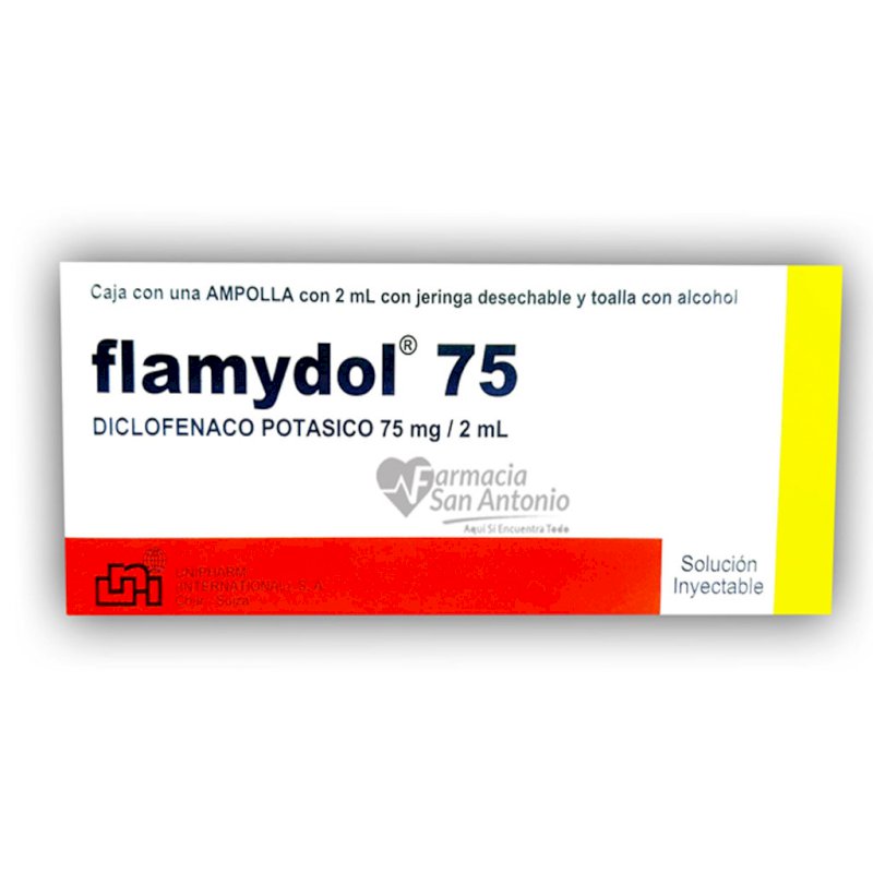 FLAMYDOL 75MG X 1 AMP 2 ML