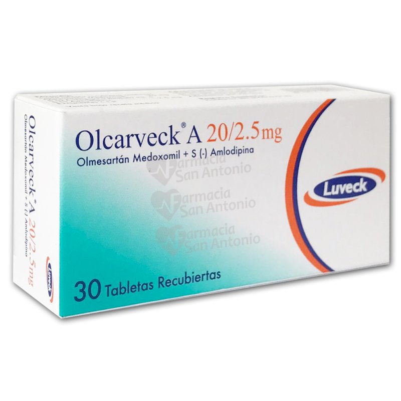 OLCARVECK A 20/2.5MG X 30 TAB REC