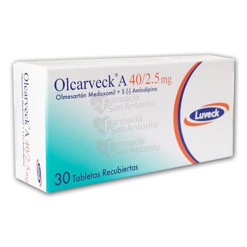 OLCARVECK A 40/2.5MG X 30 TAB REC