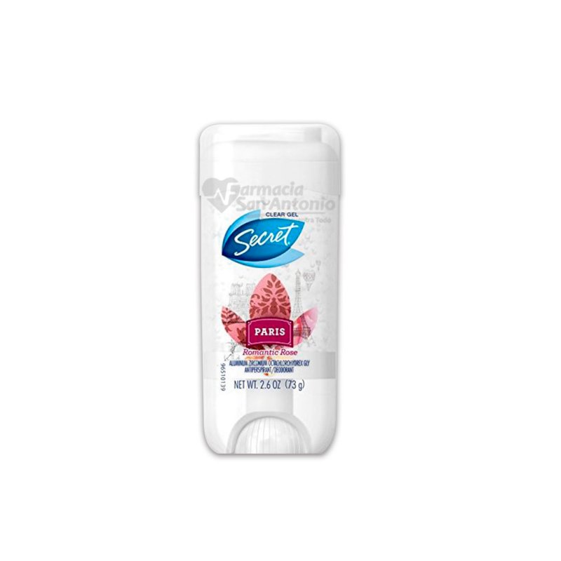 DES. SECRET CLEAR GEL PARIS 2.6 ONZ