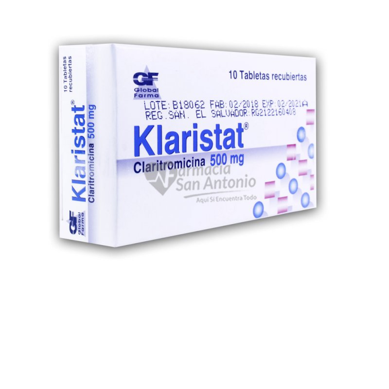 KLARISTAT 500MG X 10 TABLETAS