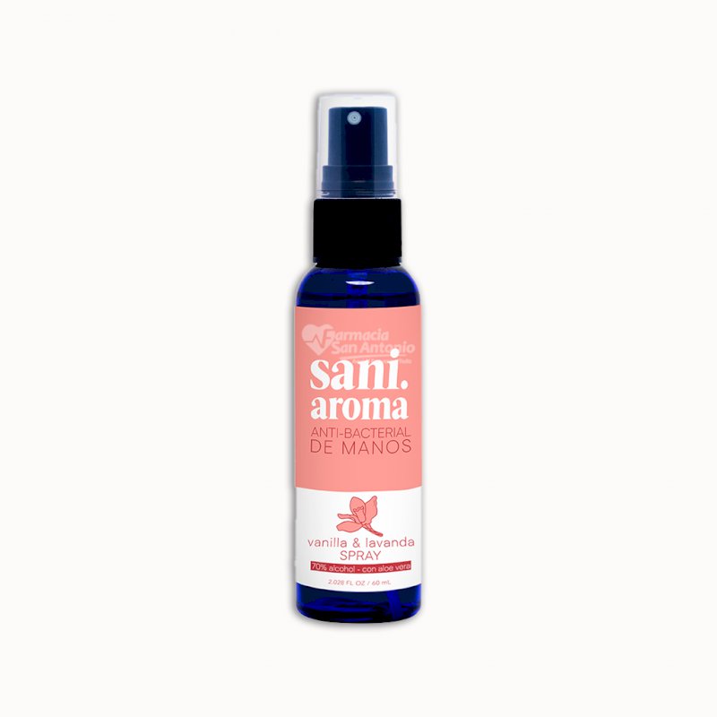 SANI-AROMA, VAINILLA Y LAVANDA X 60ML