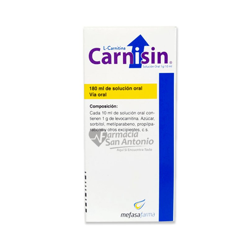 CARNISIN SOLUCION ORAL 1G X 180ML