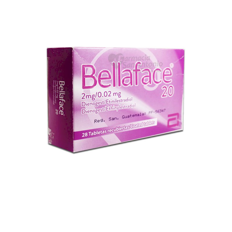 BELLAFACE 20MG X 28 TABS