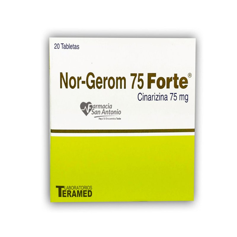 NOR-GEROM FORTE 75MG X 20 TAB