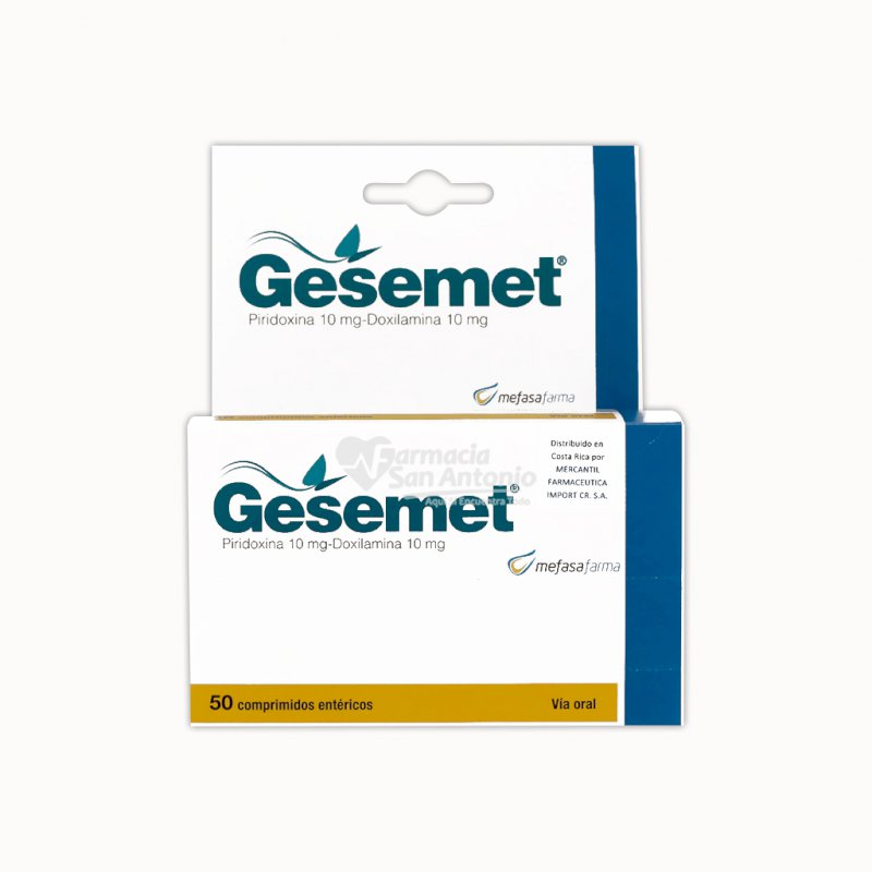 GESEMET 10MG X 50 TABS