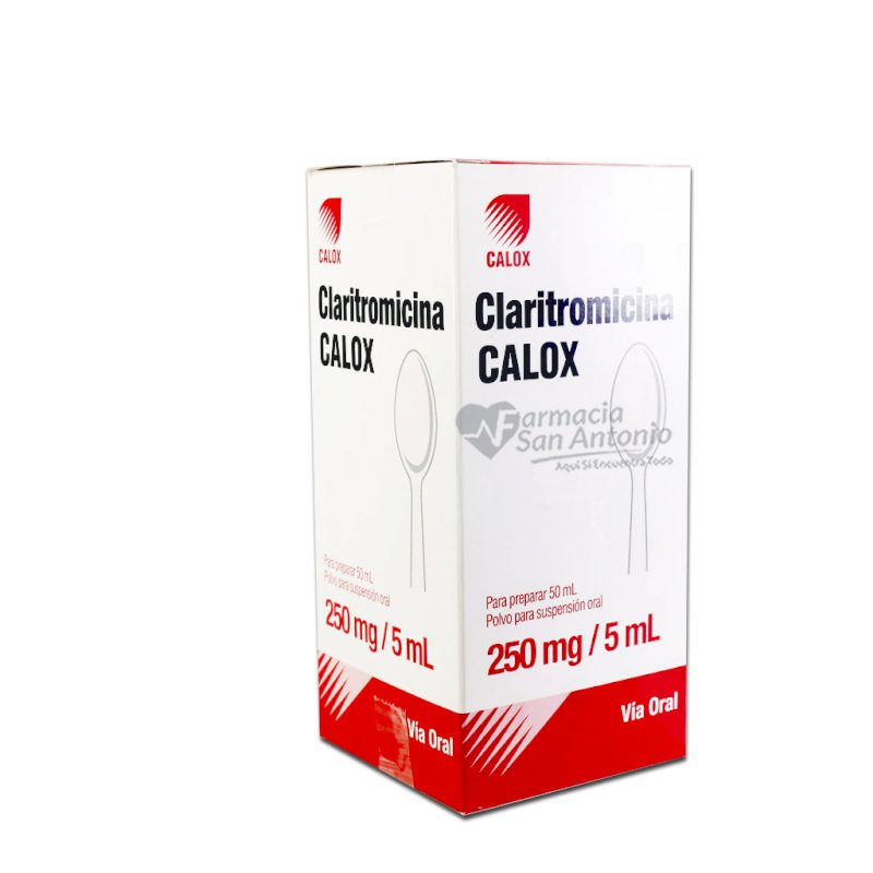 CLARITROMICINA 250MG X 60 ML