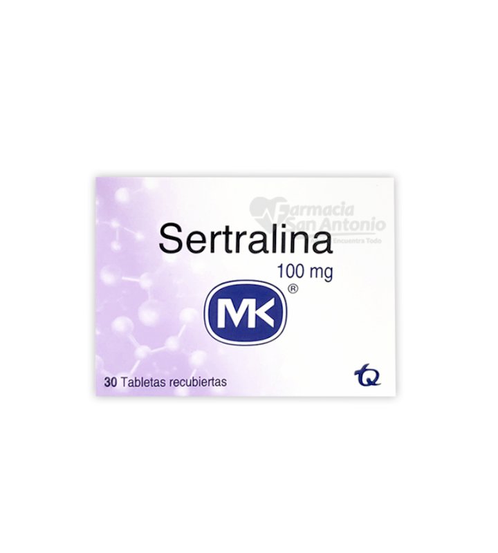 SERTRALINA MK 100MG X 30 TABS