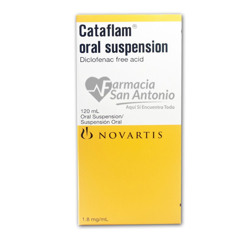 CATAFLAM SUSPENSION ORAL 120ML