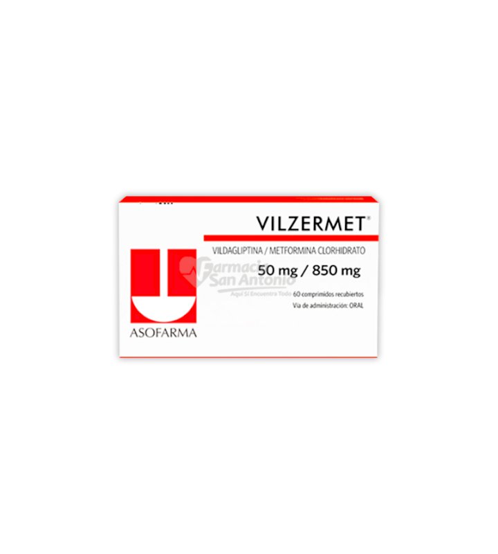 VILZERMET 50MG/850MG X 60 COMP