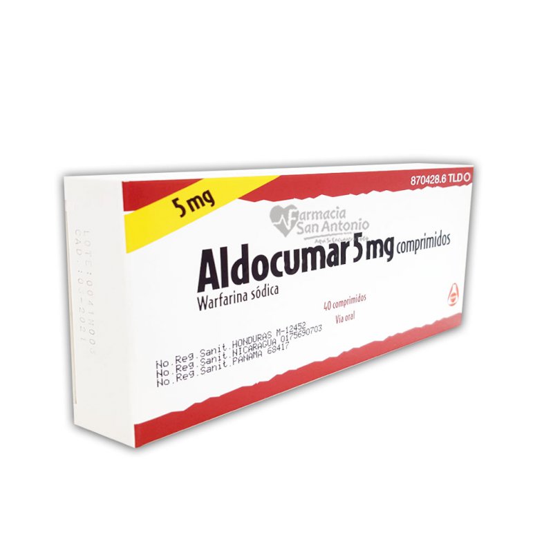 ALDOCUMAR 5MG X 40 TAB