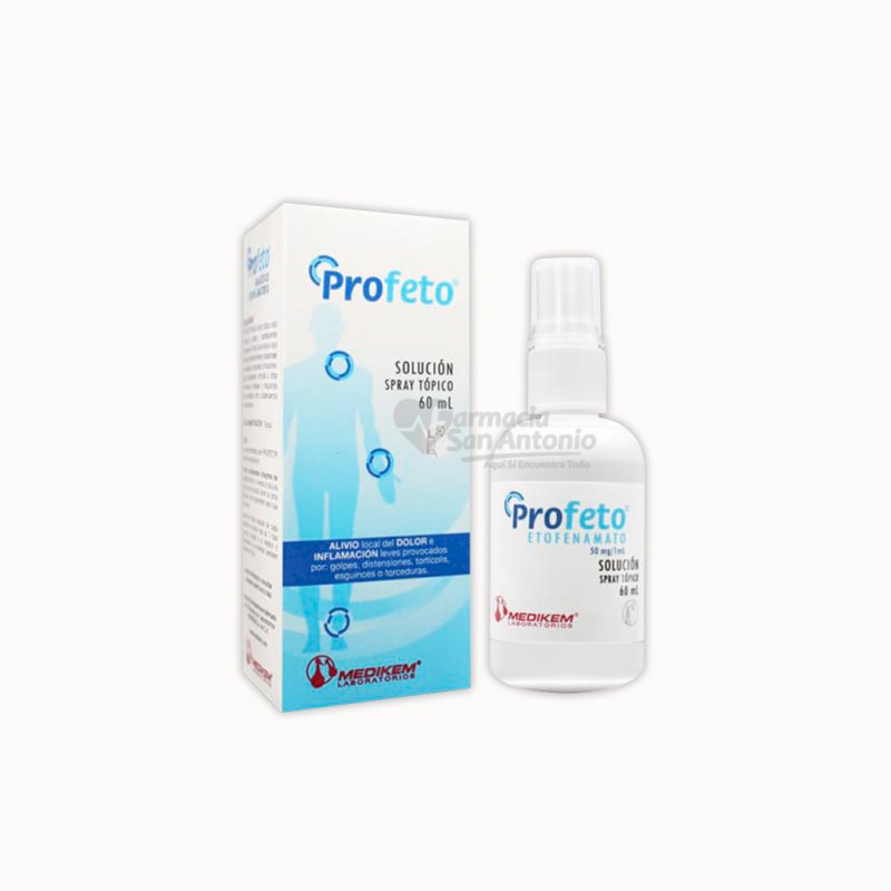 PROFETO 50MG/1ML SPRAY TOPICO X 60ML