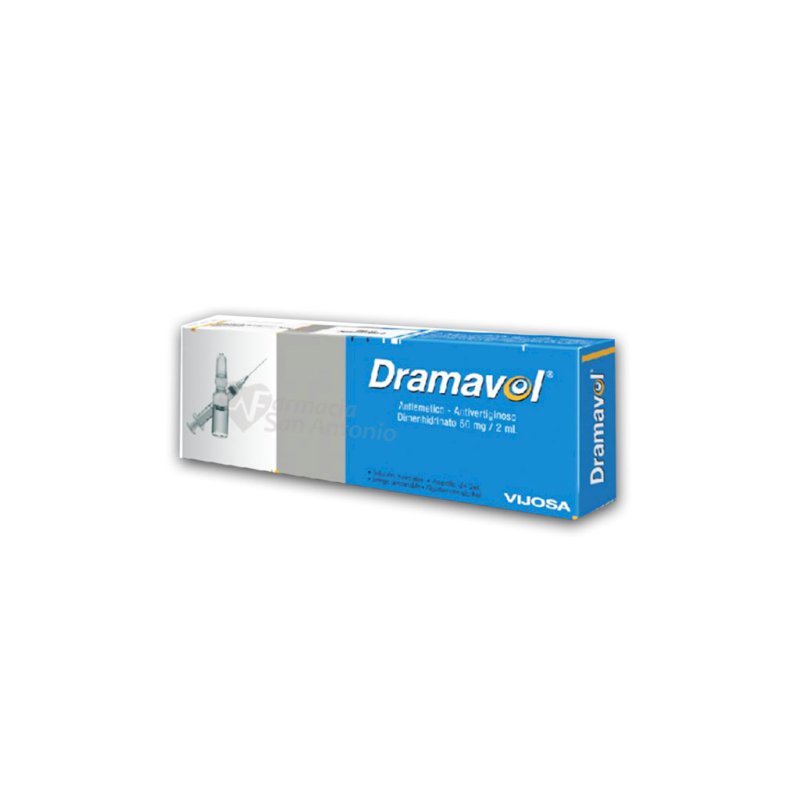 DRAMAVOL 50MG INY X 1 AMP 2ML