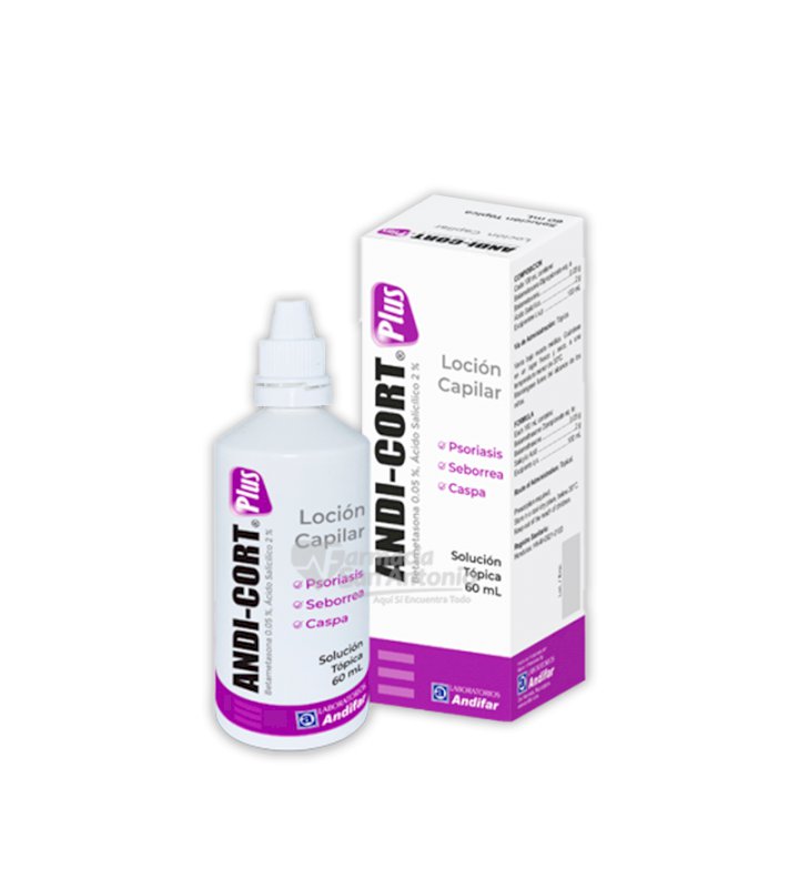 ANDI-CORT PLUS LOCION CAPILAR X 60ML