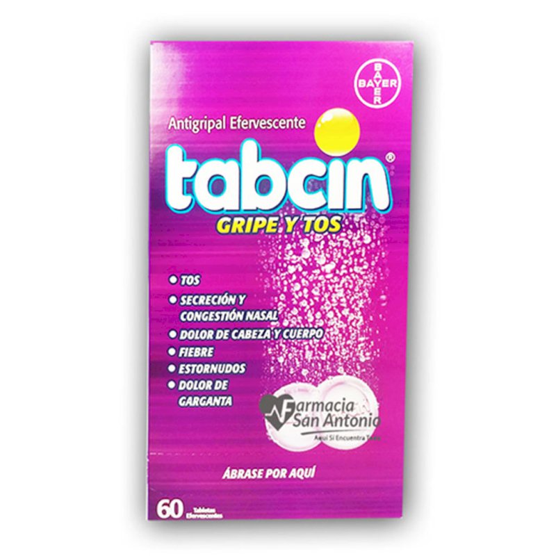 TABCIN GRIPE Y TOS 60 SOBRES