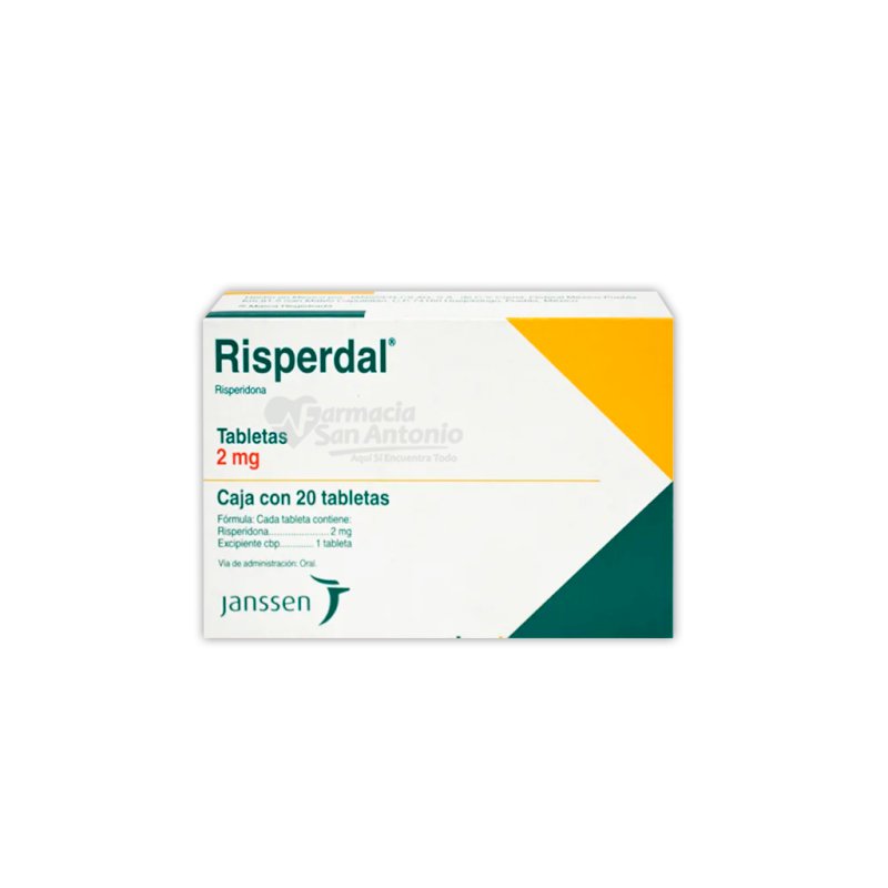 RISPERDAL 2MG X 20 TAB