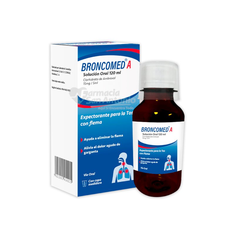 BRONCOMED 'A' SOL ORAL X 120ML