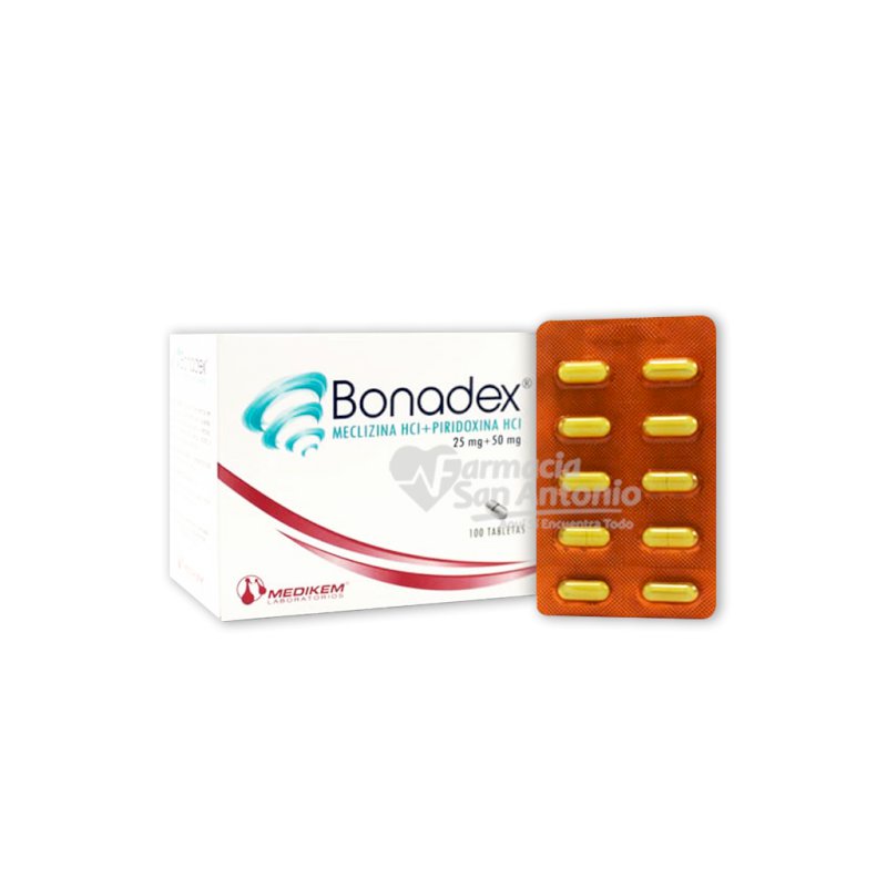 BONADEX 25MG+50MG X 100 TABS