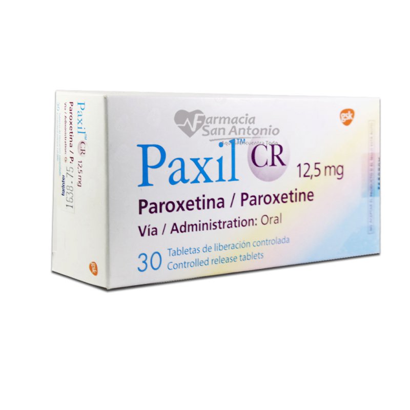 PAXIL CR 12.5 MG X 30 TAB