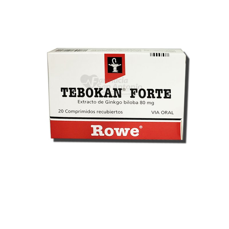 TEBOKAN FORTE 80MG X 20 TAB $