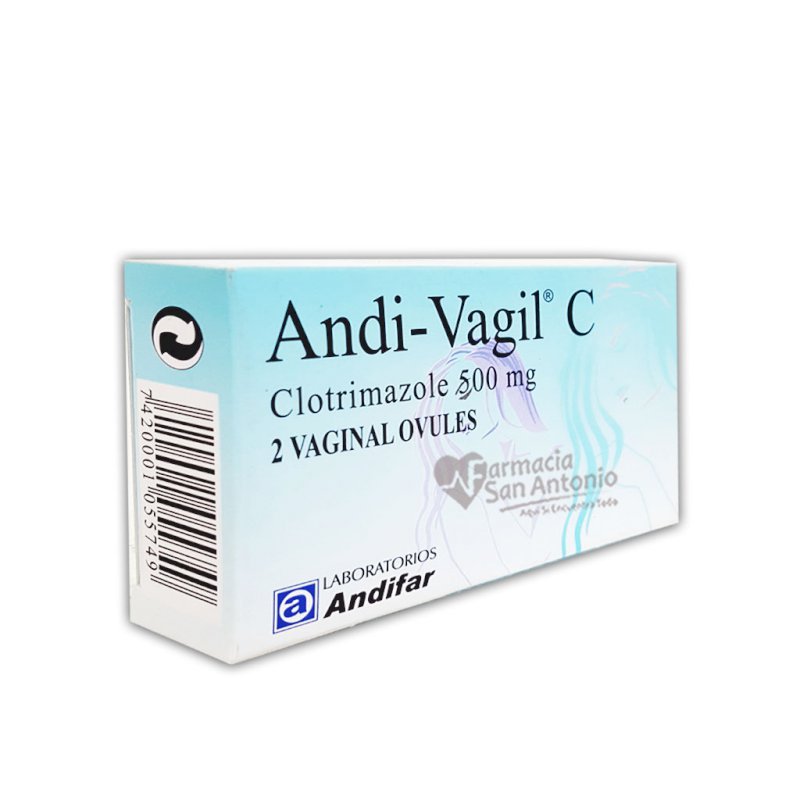 ANDI-VAGIL C 500MG X 2 OVULOS