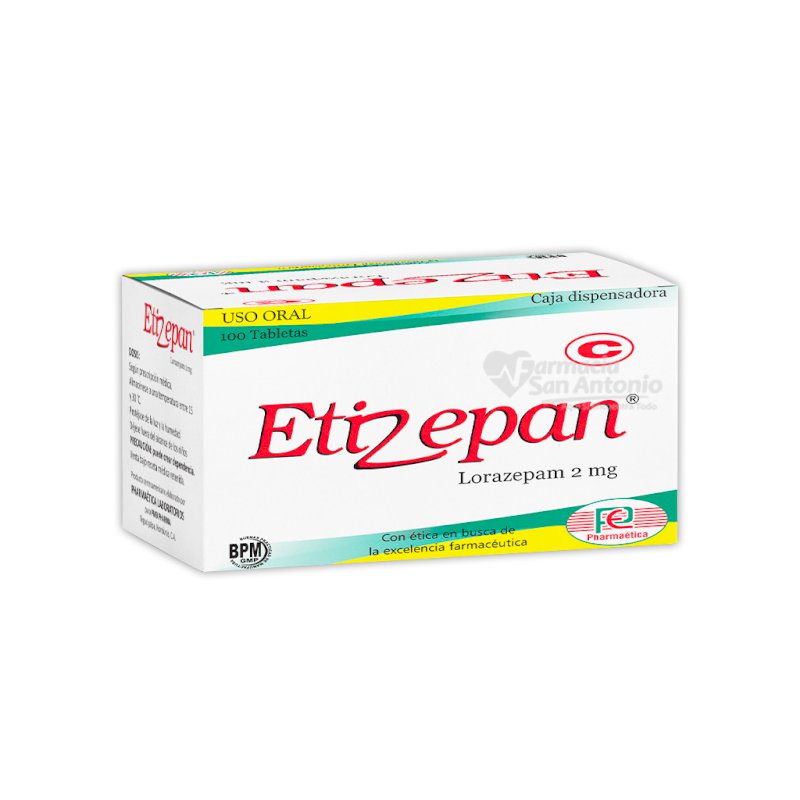 ETIZEPAN 2 MG X 100 TAB