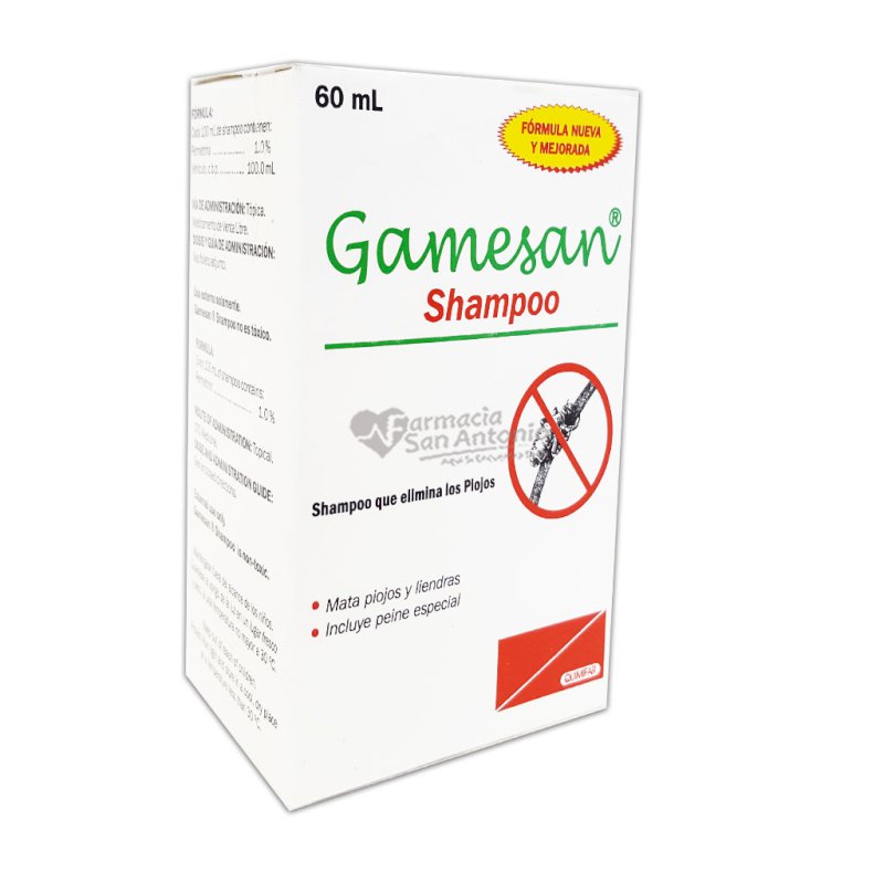 GAMESAN SHAMPOO X 60 ML