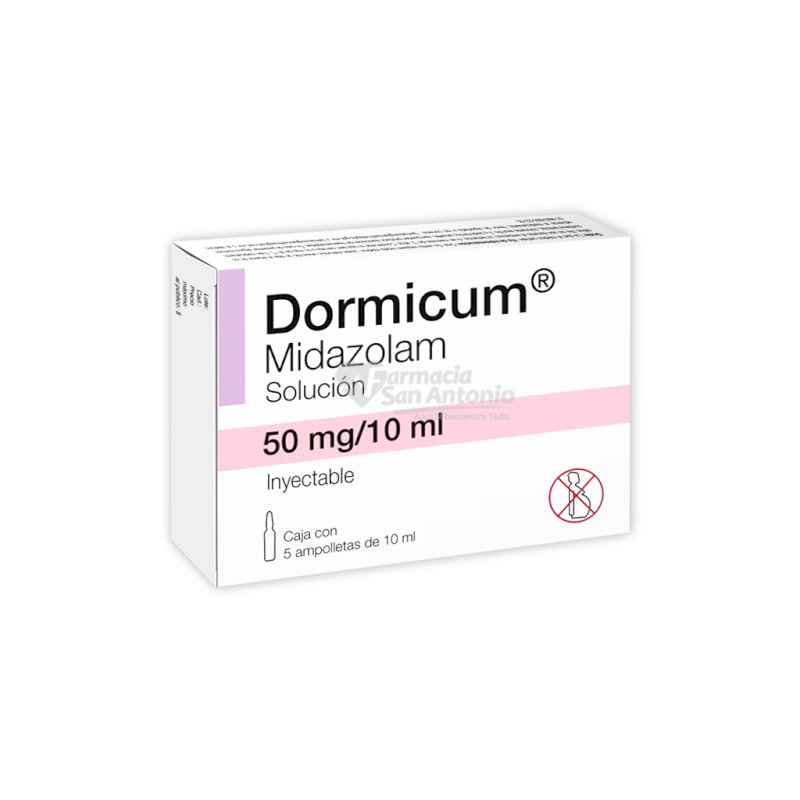 DORMICUM 50MG/10ML X 5 AMP