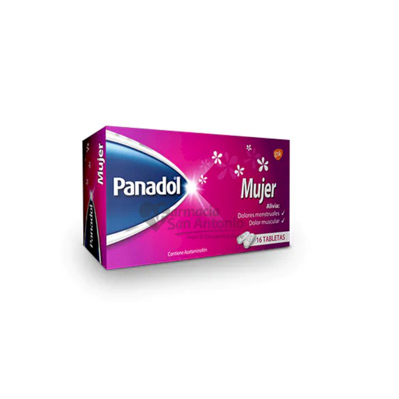 PANADOL MUJER 16 TABS.