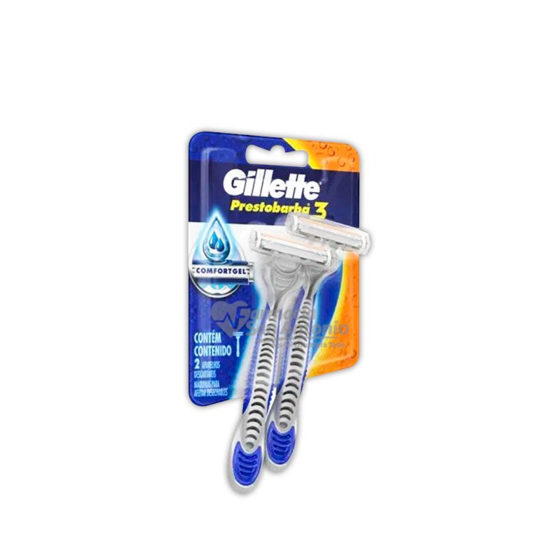 GILLETE PRESTOBARBA 3 BLISTER 2 S