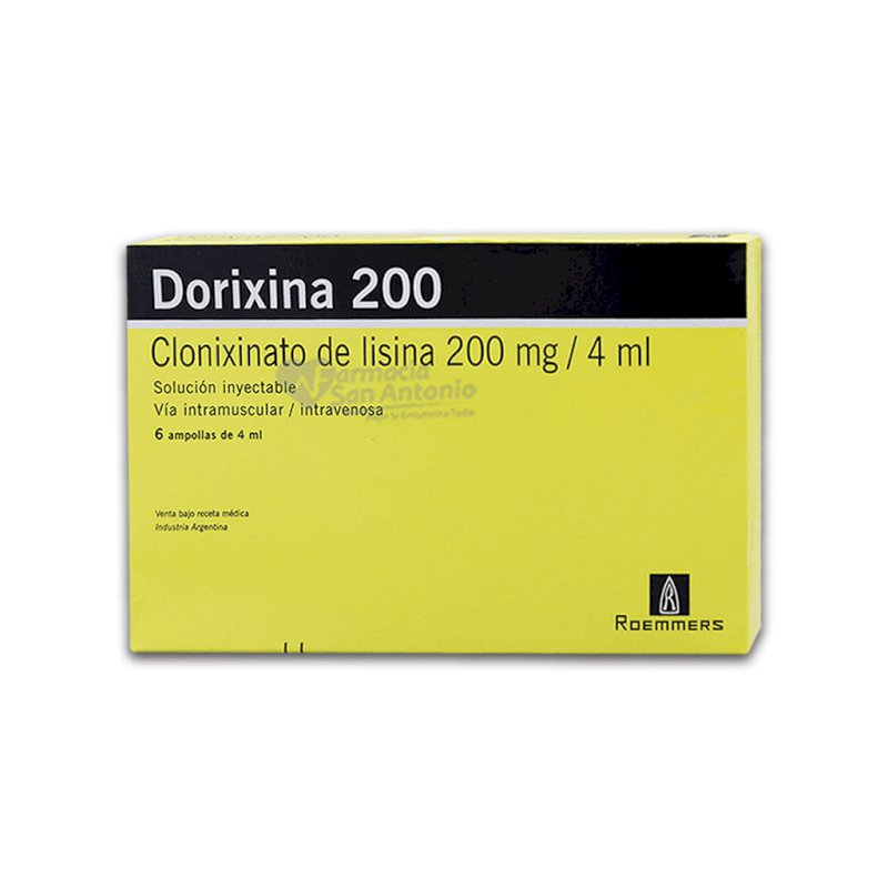 UNIDAD DORIXINA 200MG AMP $