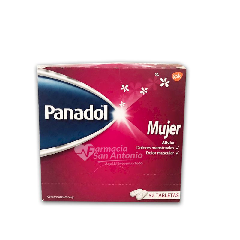 UNIDAD PANADOL MUJER SOBRES