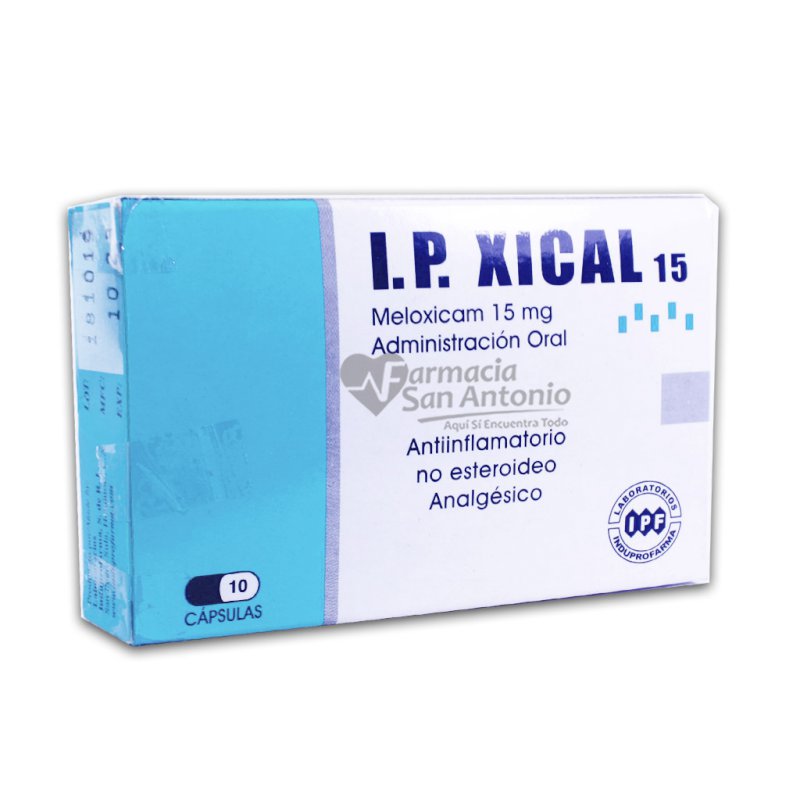 UNIDAD IPF IP-XICAL X 50 CAP 15MG