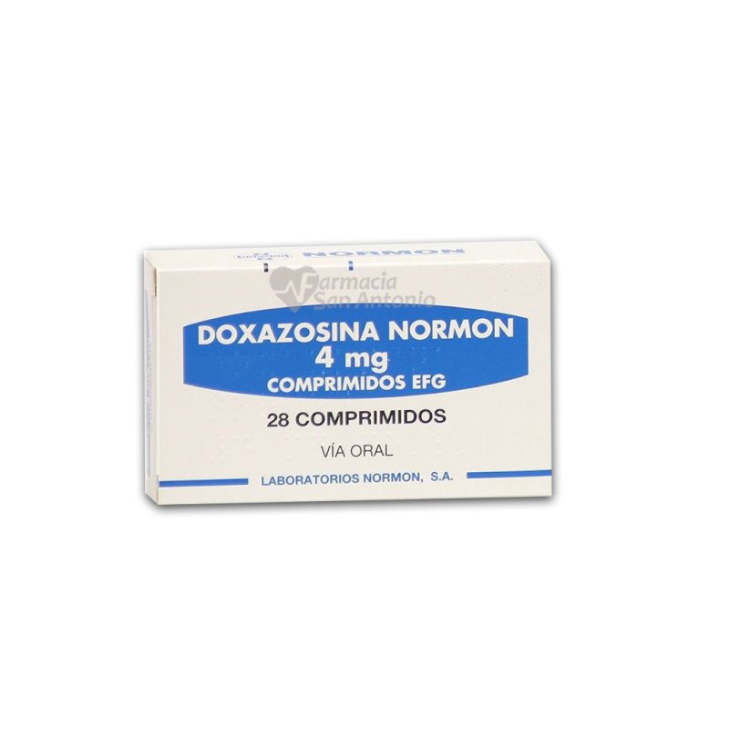 DOXAZOSINA NORMON 4MG X 28 TAB