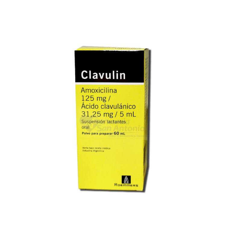 CLAVULIN SUSP 125MG X 60 ML $