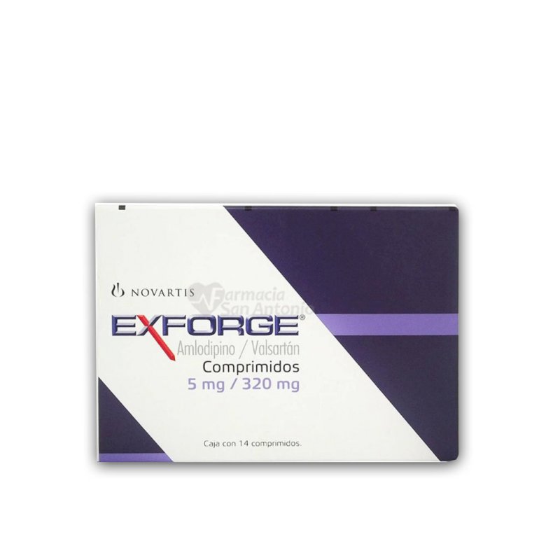 EXFORGE 320/5MG X 14 COMP