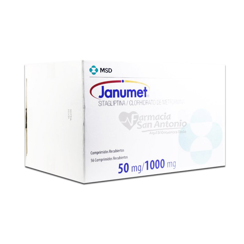 JANUMET 50MG/1000MG X 56 TAB