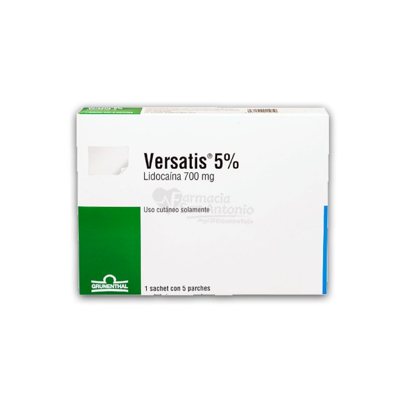 VERSATIS 5% LIDOC. C X 5