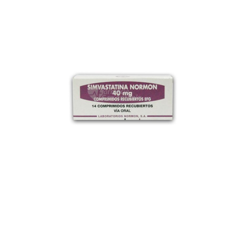 SIMVASTATINA NORMON 40MG 14 TABS