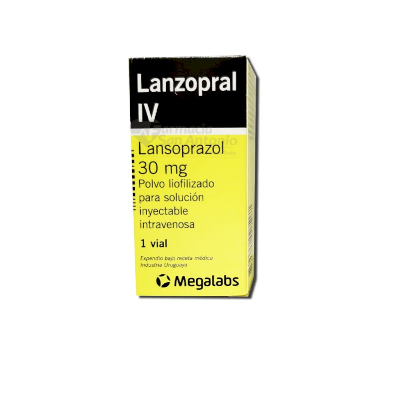 LANZOPRAL 30MG IV X 1 FCO AMP. $