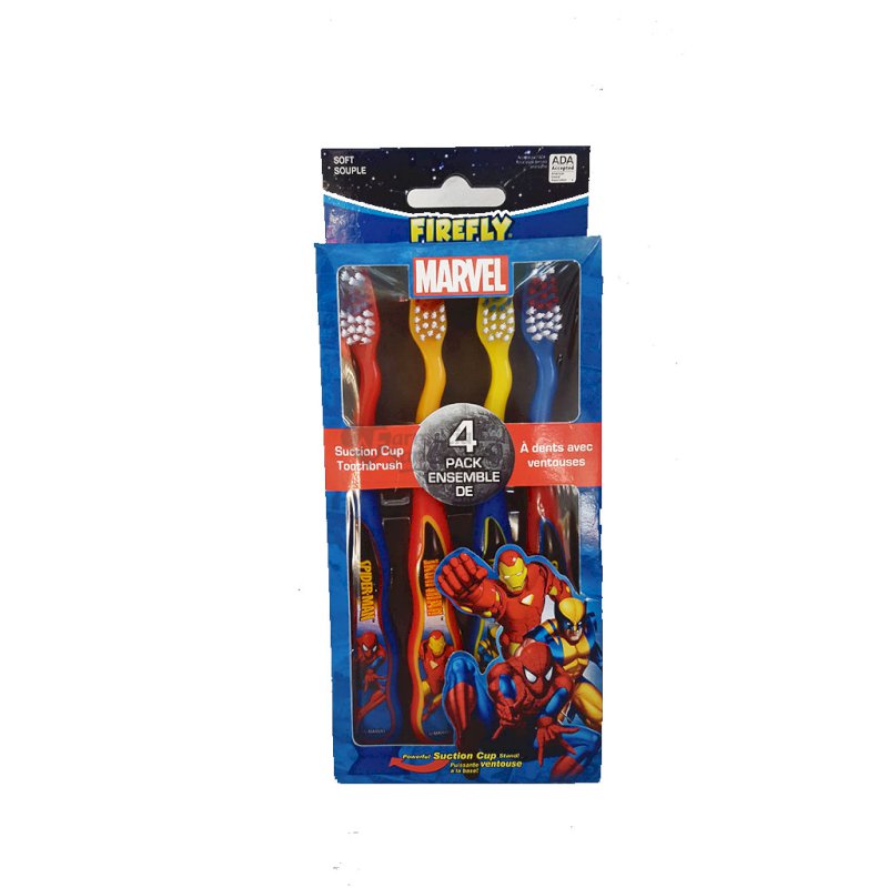 CEPILLO HEROES MARVEL 4PACK