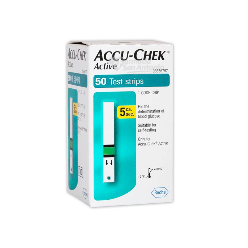 ACCUCHEK ACTIVE GLUCOSE X 50 TIRAS