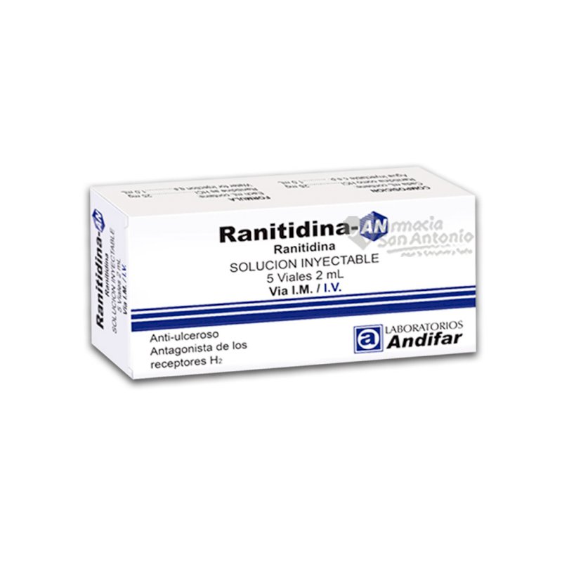 RANITIDINA ANDIFAR INY/2ML X 100