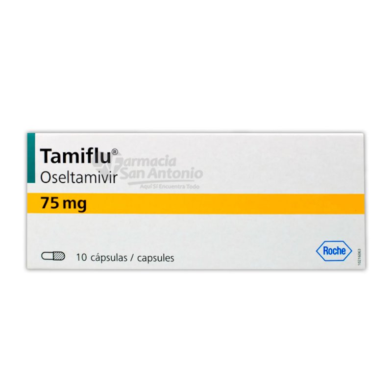 TAMIFLU 75MG X 10 CAPSULAS