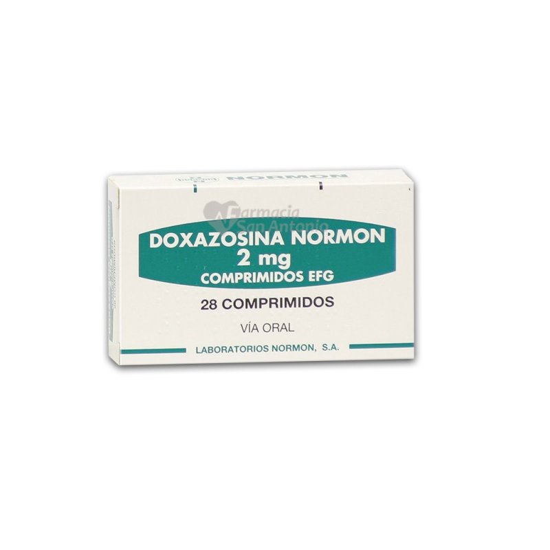 DOXAZOSINA NORMON 2MG X 28 COMPS CAJA