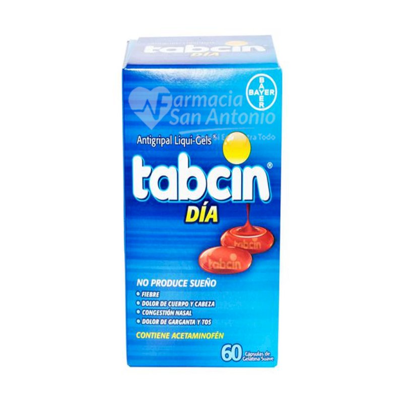 UNIDAD TABCIN DE DIA X 60 TABS