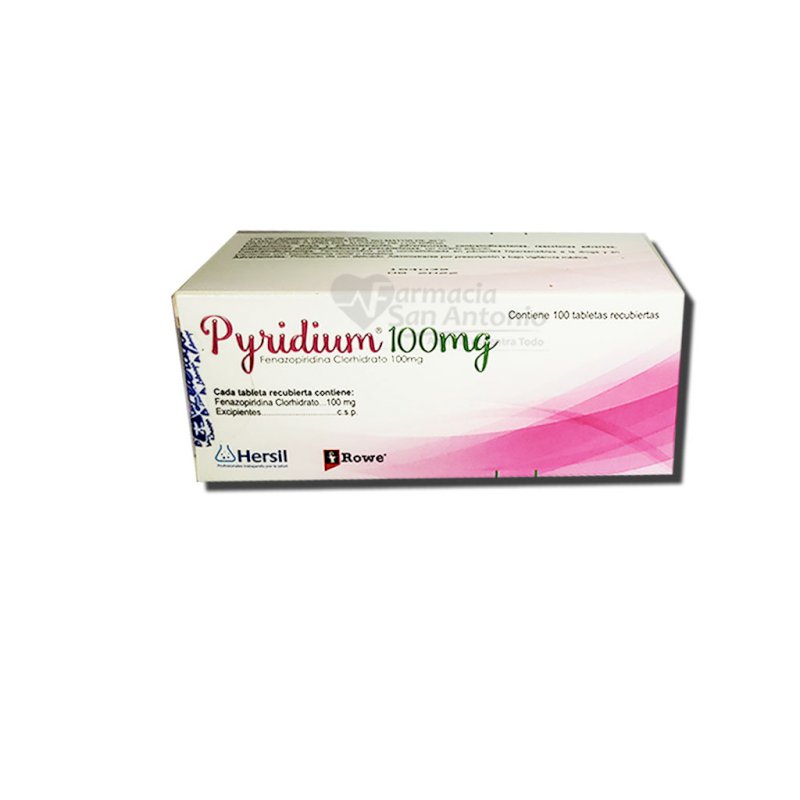 UNIDAD PYRIDIUM 100MG TABS