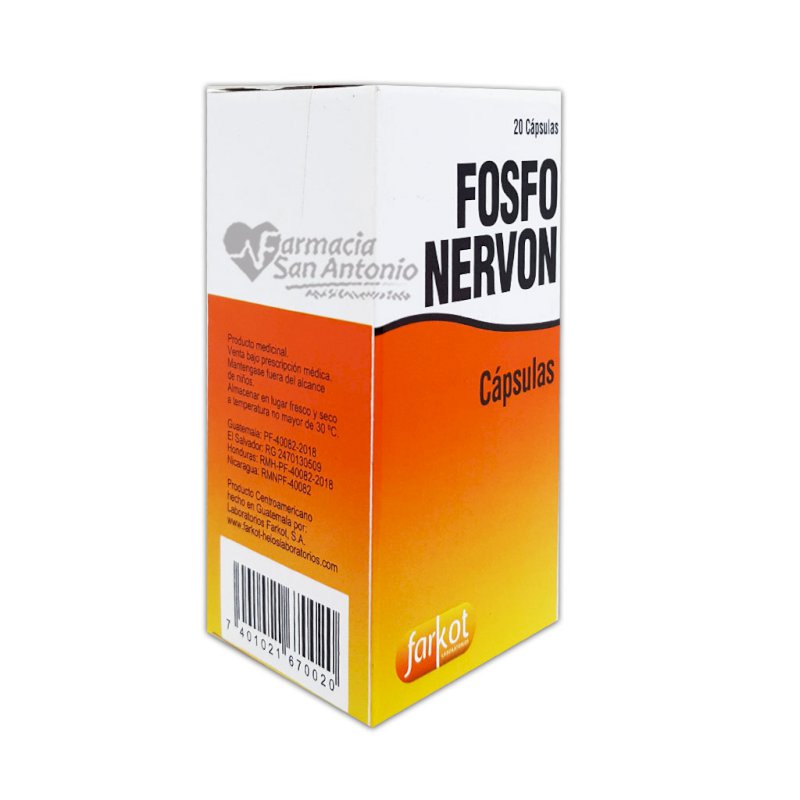 FOSFO-NERVON X 20 CAPS