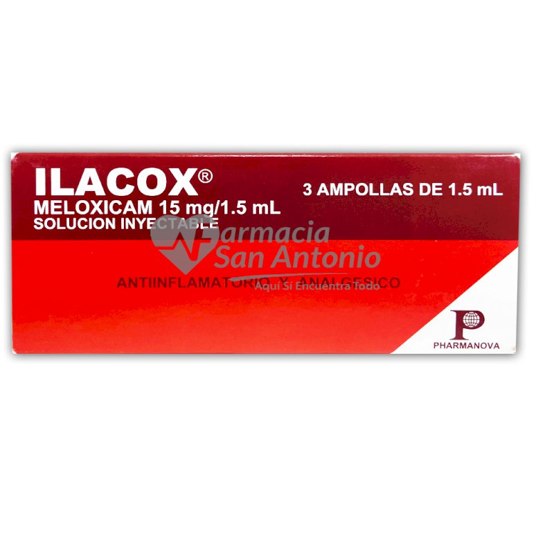 ILACOX 15MG X 3 AMP 1.5ML
