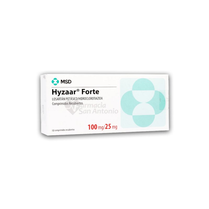 HYZAAR FORTE 100/25 MG X 15 TABS